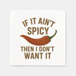 🔥 Als het niet pittig is, wil ik het niet! Servet