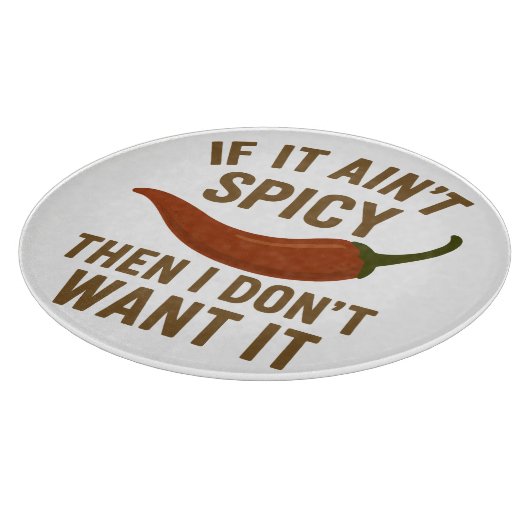 🔥 Als het niet pittig is, wil ik het niet! Snijplank (Hoek)