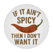 🔥 Als het niet pittig is, wil ik het niet! Snijplank (Voorkant)