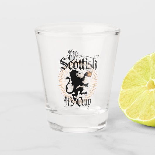 Als het niet Schots is Shot Glas (Voorkant)