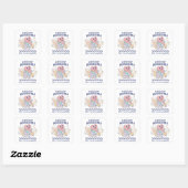 Als het niet toegankelijk is, is het niet acceptab vierkante sticker (Vel)