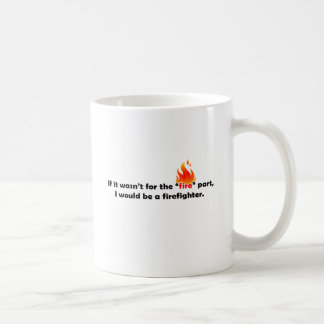 Als het niet voor brand was koffiemok