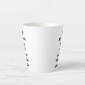 Als het niet voor mijn LATTE gezegde was Mok (Voorkant)