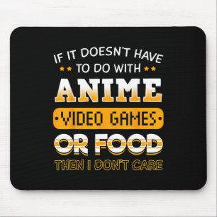 Als het niets met anime videogame of te maken heef muismat