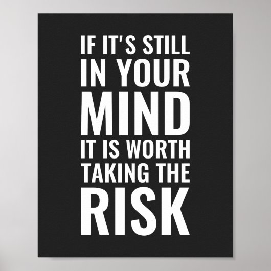 Als het nog steeds in je geest Inspirerend is Poster (Voorkant)