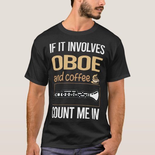 Als het om koffiehobo gaat t-shirt (Voorkant)