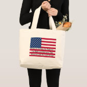 Als het om politiek gaat grote tote bag (Voorkant (product))