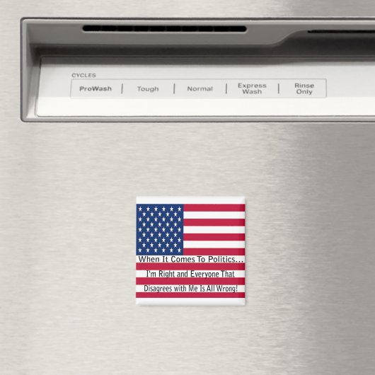 Als het om politiek gaat magneet (Insitu (Vaatwasser))