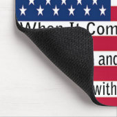 Als het om politiek gaat muismat (Hoek)