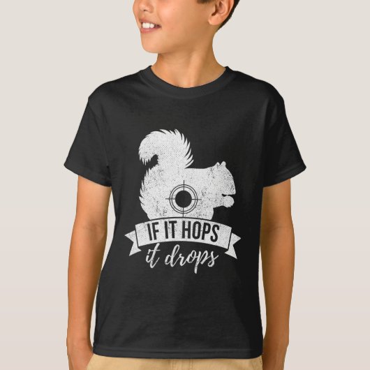 Als het oproept, laat het de grappige eekhoorn jag t-shirt (Voorkant)