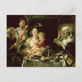 Als het Oude Zing, dus de Jonge Pijp, 1638 Briefkaart (Voorkant)