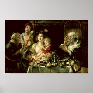 Als het Oude Zing, dus de Jonge Pijp, 1638 Poster