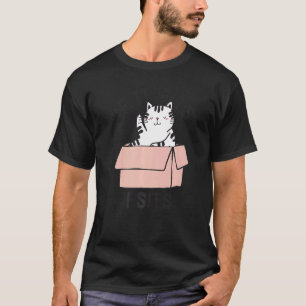 Als het past, zit ik erin Grappige spreuken humor T-shirt