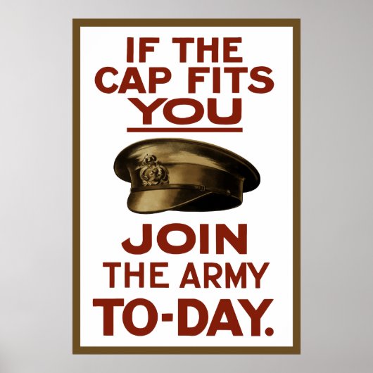 Als het Pet je past — treed je bij het leger Poster (Voorkant)