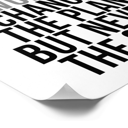 Als het plan niet werkt, wijzigt u het plan poster (Hoek)