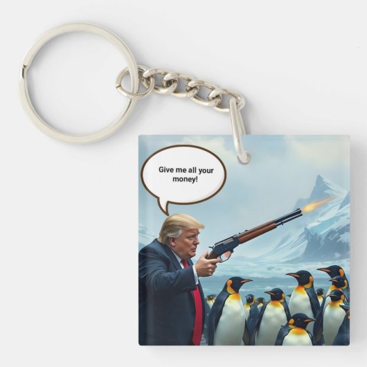 Als het President dom is Sleutelhanger (Voorkant)