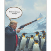 Als het President dom is Sticker (Voorkant)