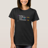 Als het Programma van de Ontwikkelaar van de Softw T-shirt (Voorkant)