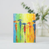 Als het regent, dan helder briefkaart (Staand voorkant)