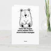 Als het regent, giet het | Kleur mij Kaart (Achterkant)