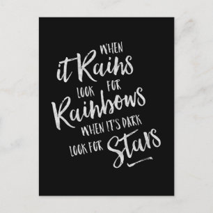 Als het regent - Inspirerend Kaart