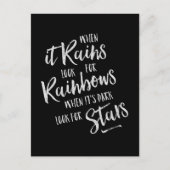 Als het regent - Inspirerend Kaart (Voorkant)