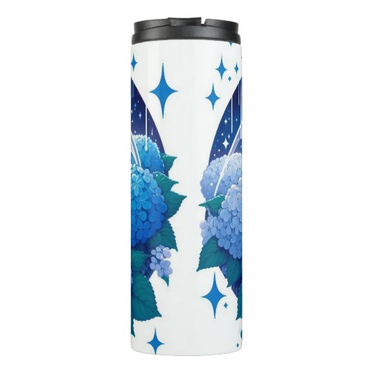 Als het regent is de kat nog steeds iets moois thermosbeker (Achterkant)