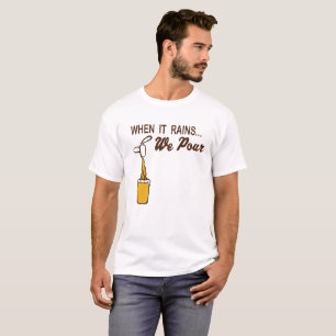 Als het regent, laten we rondlopen t-shirt