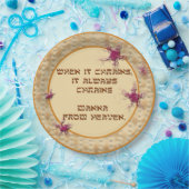 Als het regent... papieren bordje (Feest)