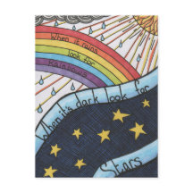 Als het regent, zoek dan naar regenbogen