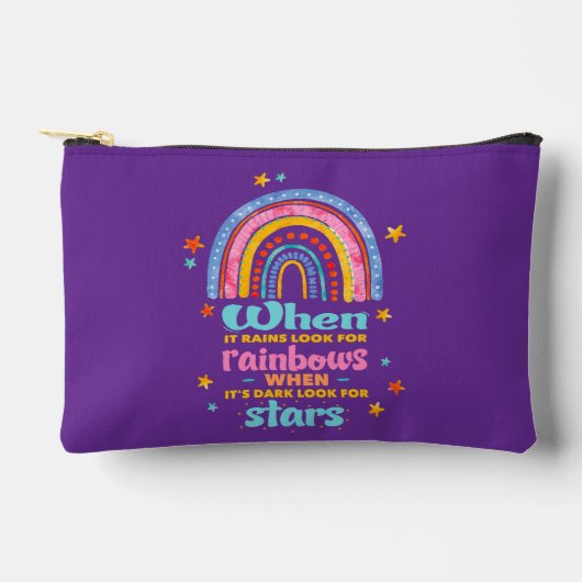 Als het regent, zoek dan naar regenbogen etui (Voorkant)