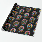 Als het regent, zoek dan regenbogen cadeaupapier (Uitgerold)