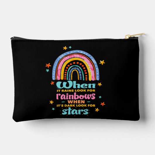Als het regent, zoek dan regenbogen etui (Achterkant)