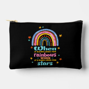 Als het regent, zoek dan regenbogen etui