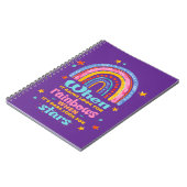 Als het regent, zoek dan regenbogen notitieboek (Linkerzijde)