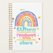Als het regent, zoek dan regenbogen planner (Voorkant)