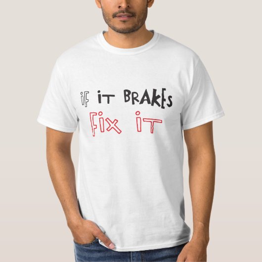 ALS HET REKENING HOUDT T-SHIRT (Voorkant)