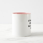 Als het Schatsen van het cijfer Gemakkelijk was .. Tweekleurige Koffiemok (Center)