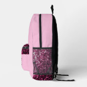 Als het Sparkly en Roze is wil ik het Aangepaste n Bedrukte Rugzak (Rechts)