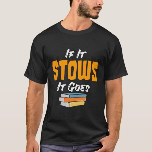 Als het stouwen gaat het Shirt met lange mouwen vo (Voorkant)