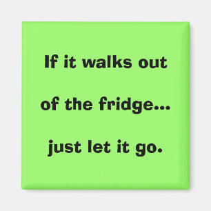 Als het uit de koelkast loopt... laat het dan gaan magneet