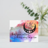 Als het uw roepende... briefkaart (Staand voorkant)