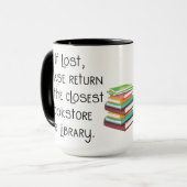 Als het verloren gaat, geef me dan Mok terug (Voorkant links)