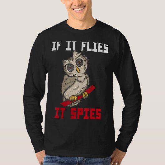 Als het vliegt, bespioneert het de theorie van de t-shirt (Voorkant)