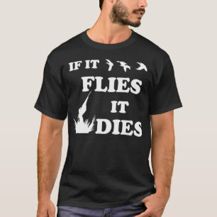 Als het vliegt, dan is het dood voor een Duck Hunt T-shirt