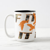 Als het Vliegt, is het dood Tweekleurige Koffiemok (Links)