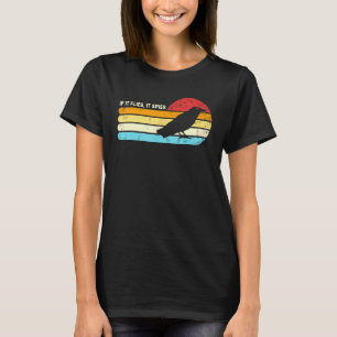 Als het vliegt, spioneert het samenzwerende theori t-shirt