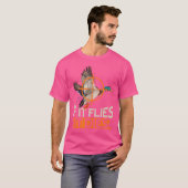 Als het vliegt sterft het op een grappige eendenja t-shirt (Voorkant volledig)