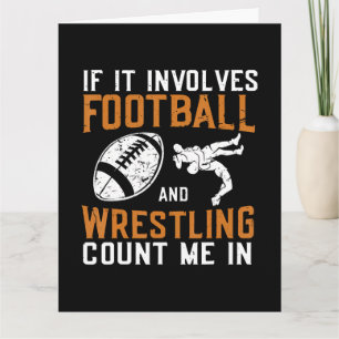 Als het voetbal en worstelen betreft, tel ik mee kaart