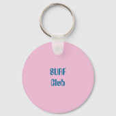 Als het zwelt berijdt het aangepaste naam surfen r sleutelhanger (Achterkant)